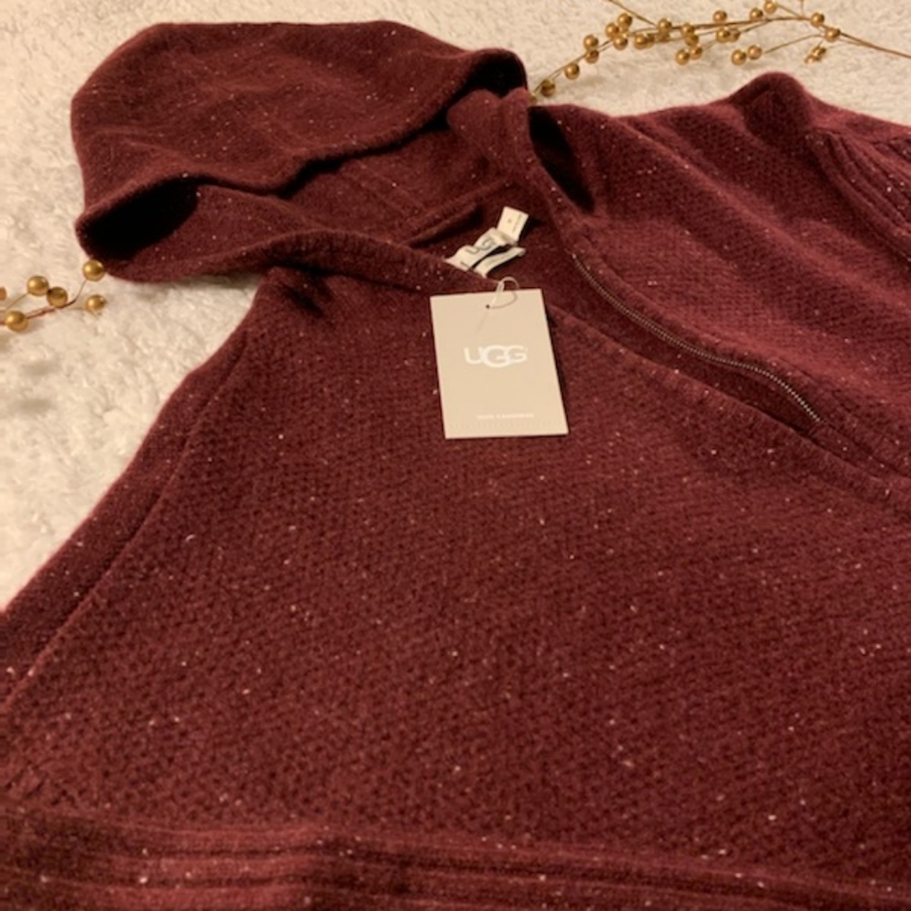 Ugg Elyse Cashmere Zip Hoodie - Picture 2 of 6